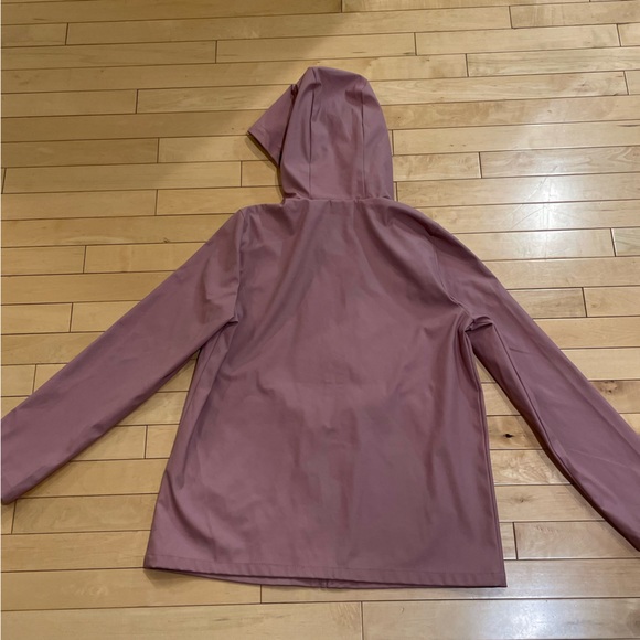 Pink Jacqueline de Yong Rain Jacket size small - Picture 2 of 7